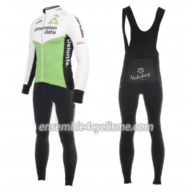 Tenue Maillot M/L + Collant à Bretelles 2018 Dimension Data Femme N001